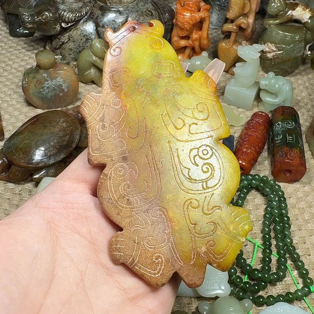 白玉菩提吊坠挂件