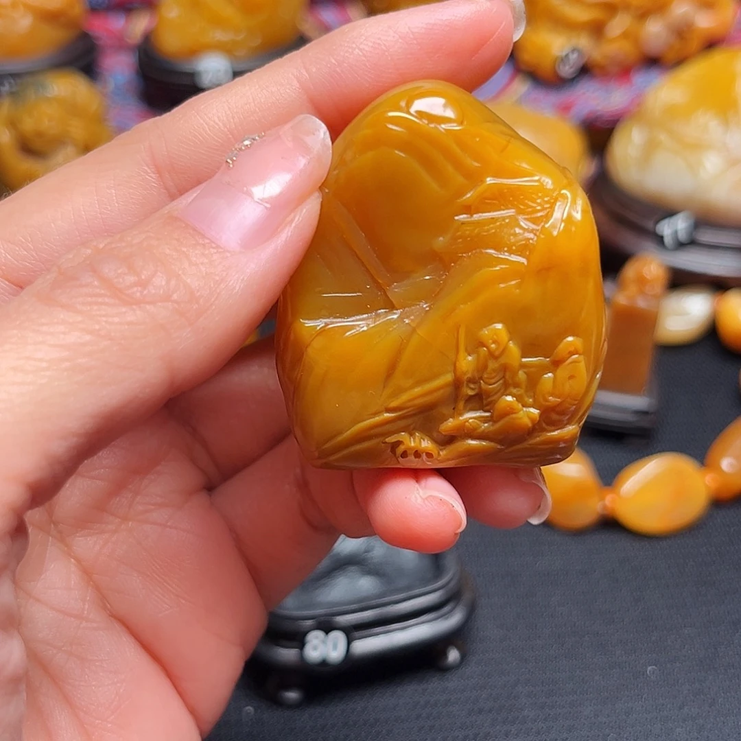 新***量田黄石石雕石雕石雕