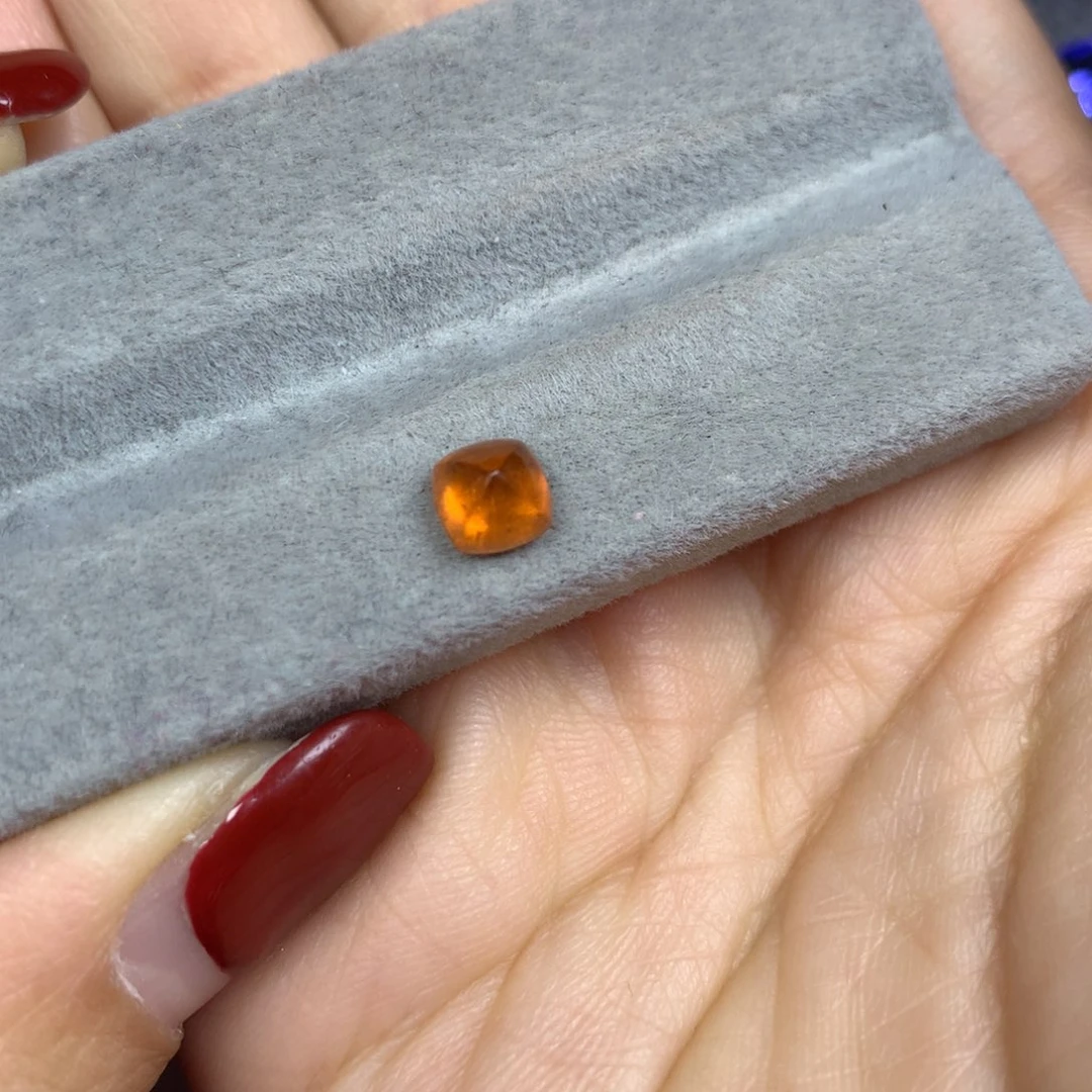 石榴石裸石未镶嵌芬达石糖塔方5.5