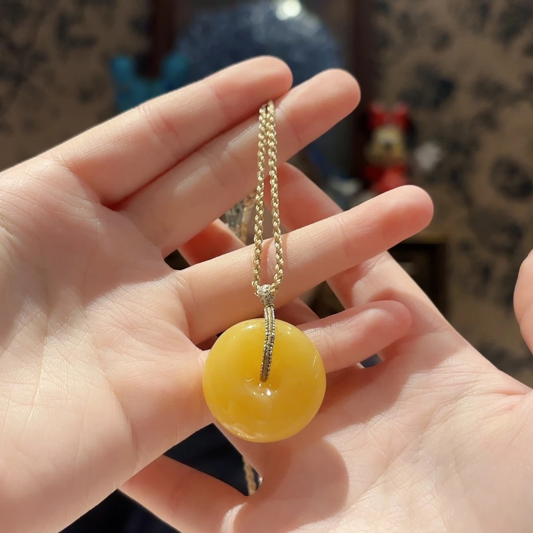 蜜蜡颈饰未镶嵌7号