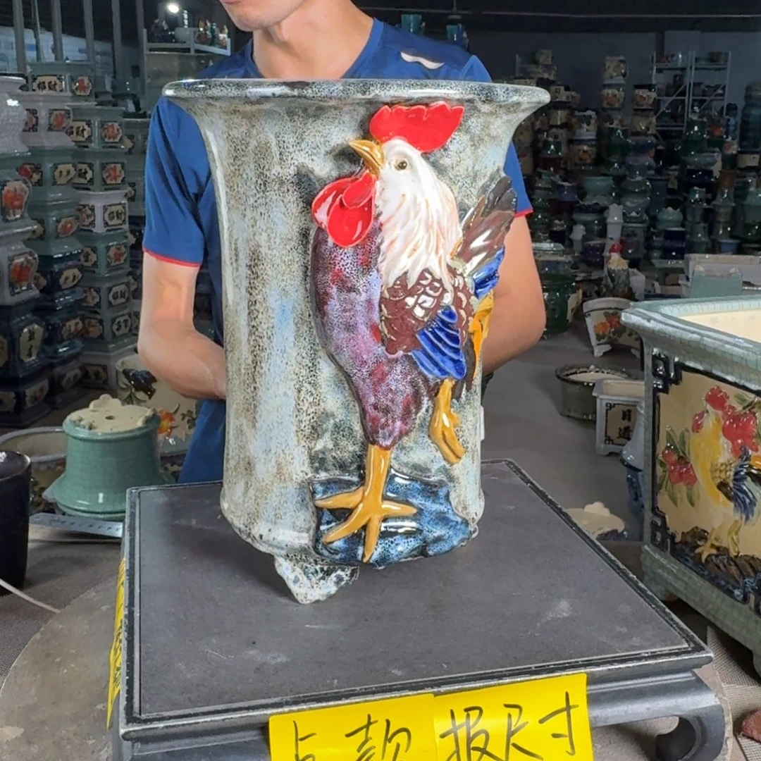 一风堂石湾花盆 内17*26