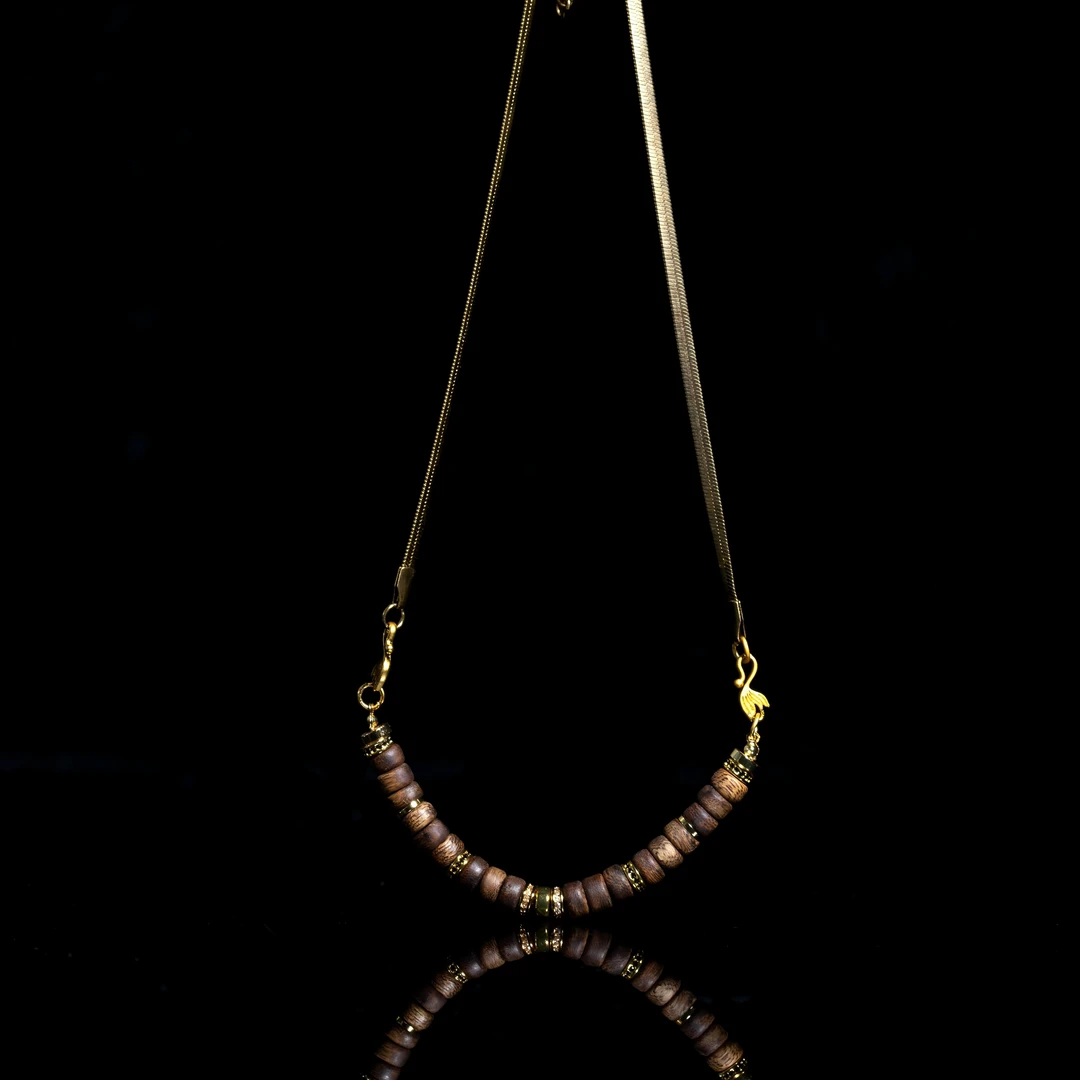 淘换堂 沉香[帝师专属]"域灵"药片项链-6*3mm-DS0014-多样性发货