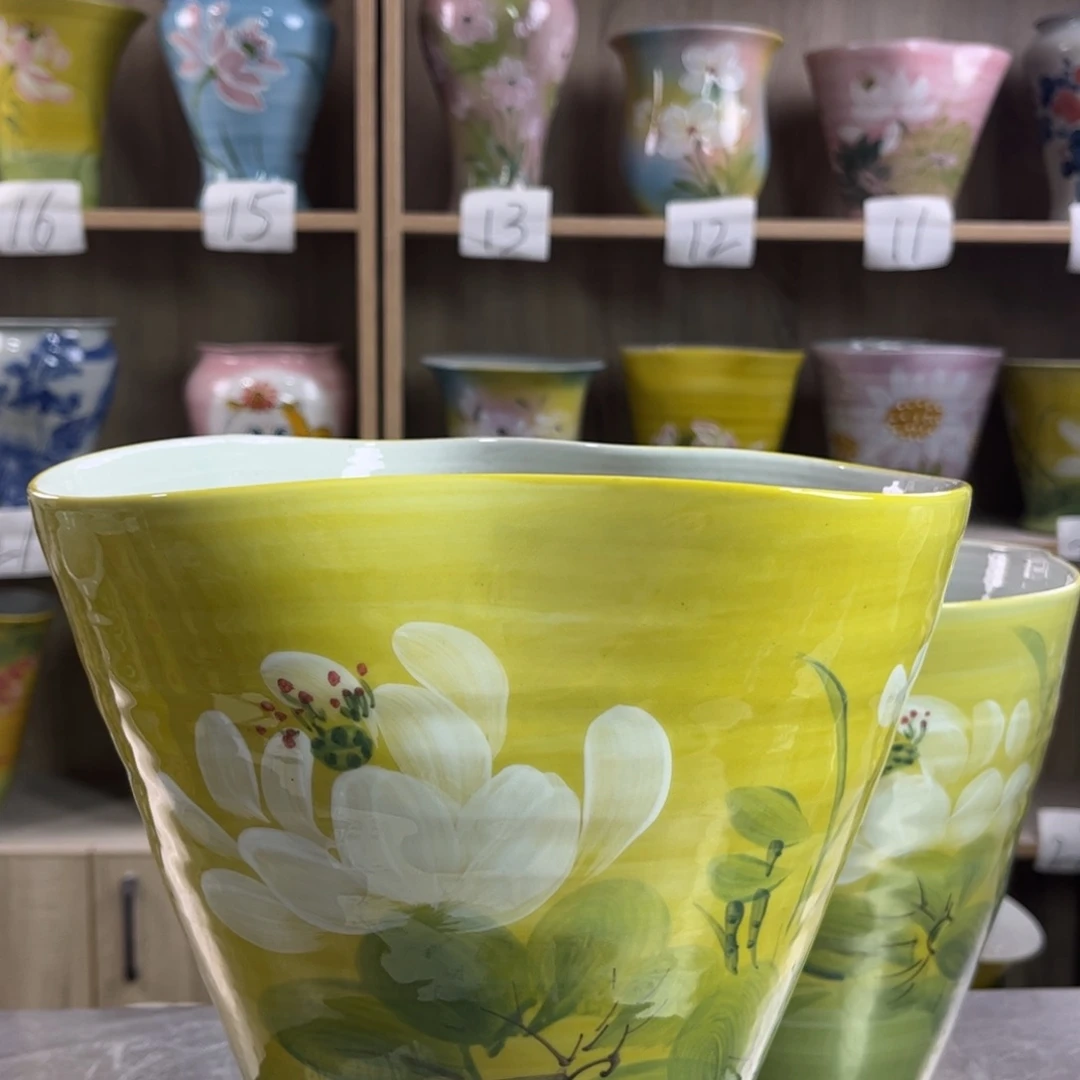 景德镇陶瓷花盆花盆