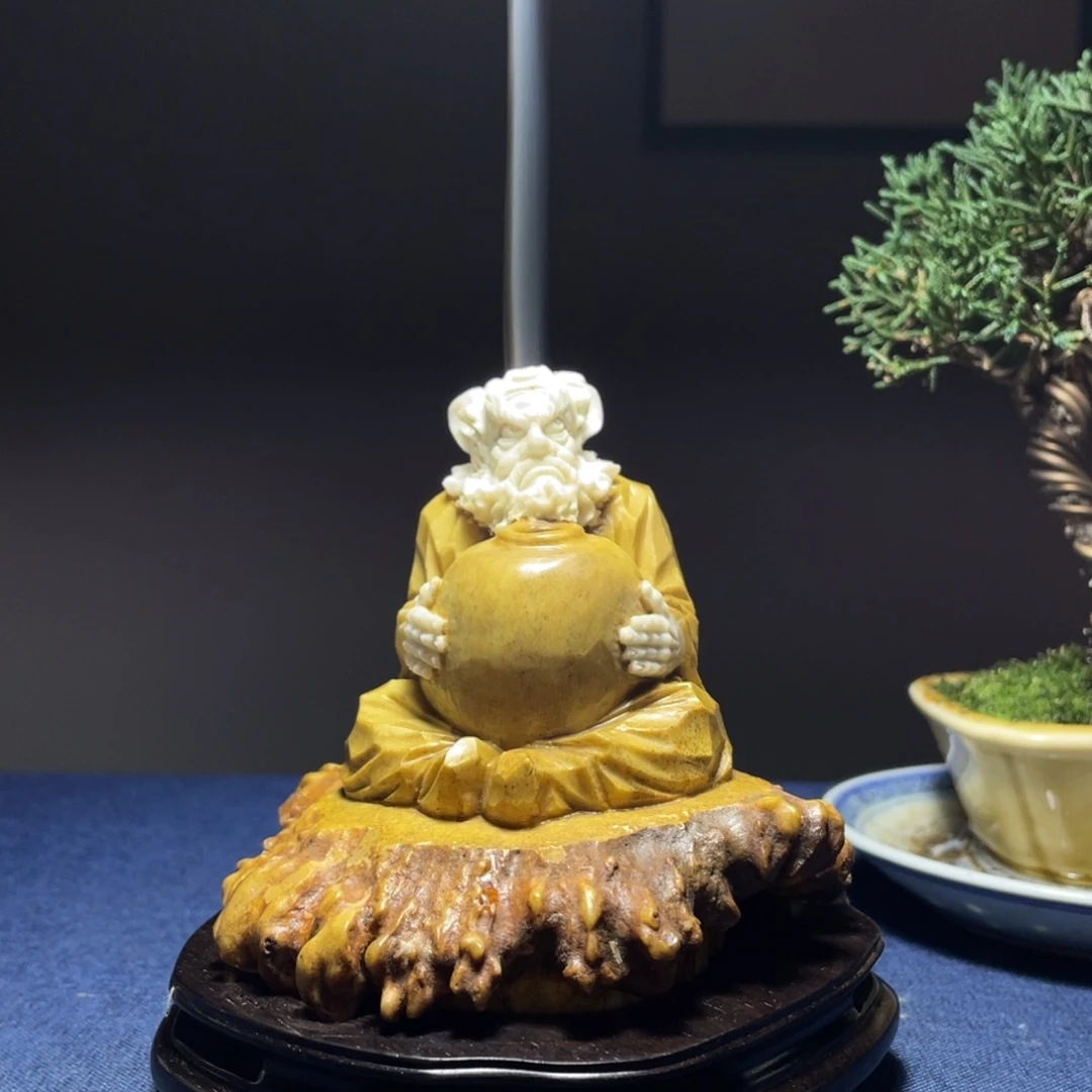 木大*鹿角工艺品香炉