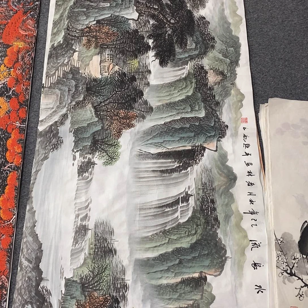 国画画画真的画画