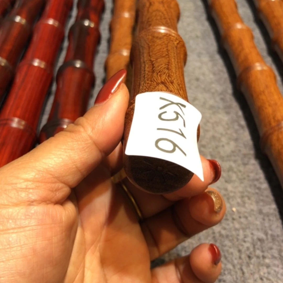 【闪购商品】木王**柱金星紫檀竹节棍一根516