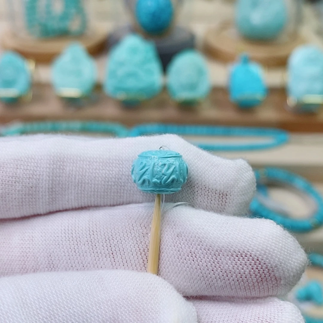 未镶嵌绿松石珠宝奇石