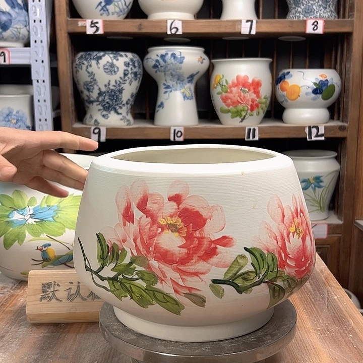 陶高18口23牡丹杨杨陶瓷