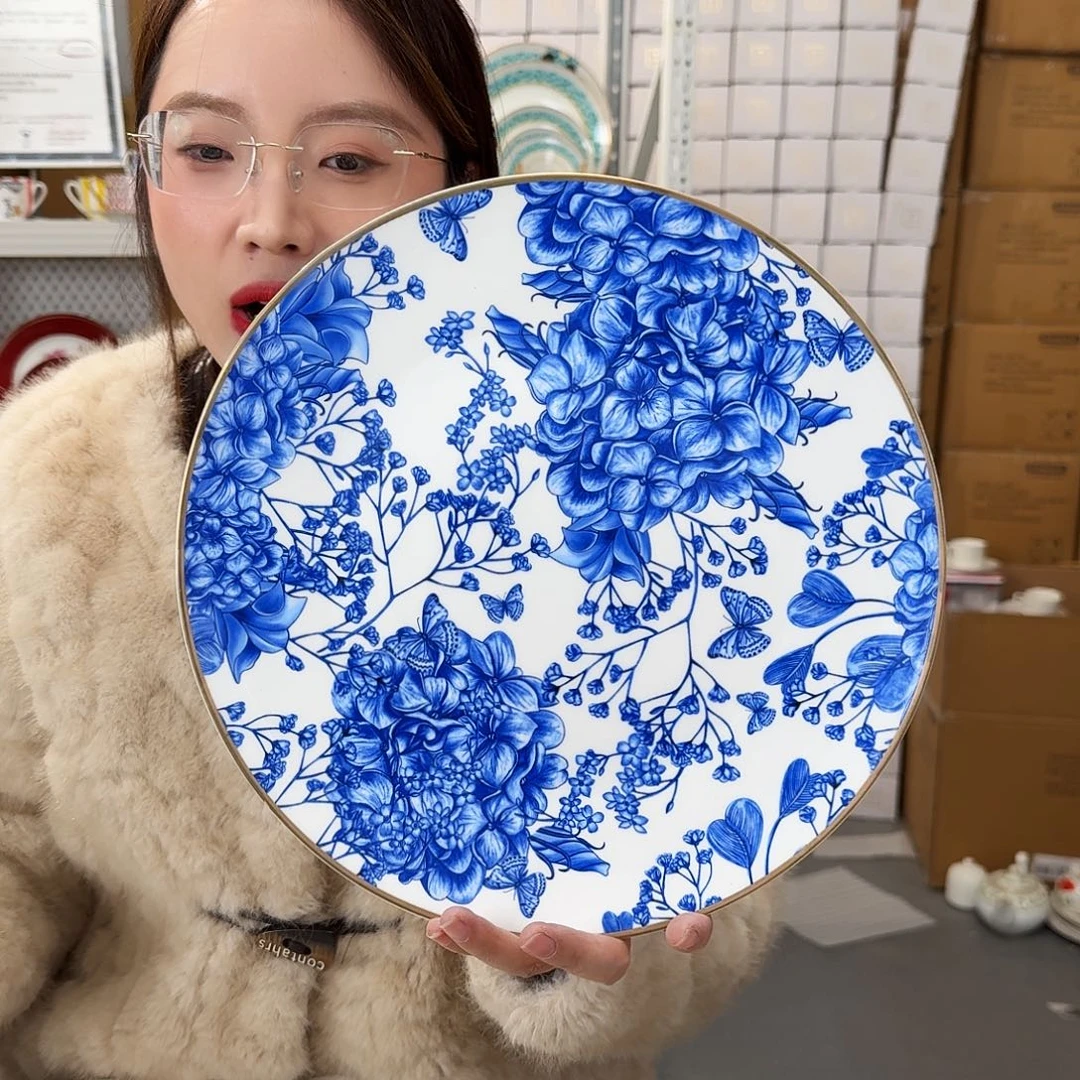 骨瓷高骨12英寸平盘30.5cm一个