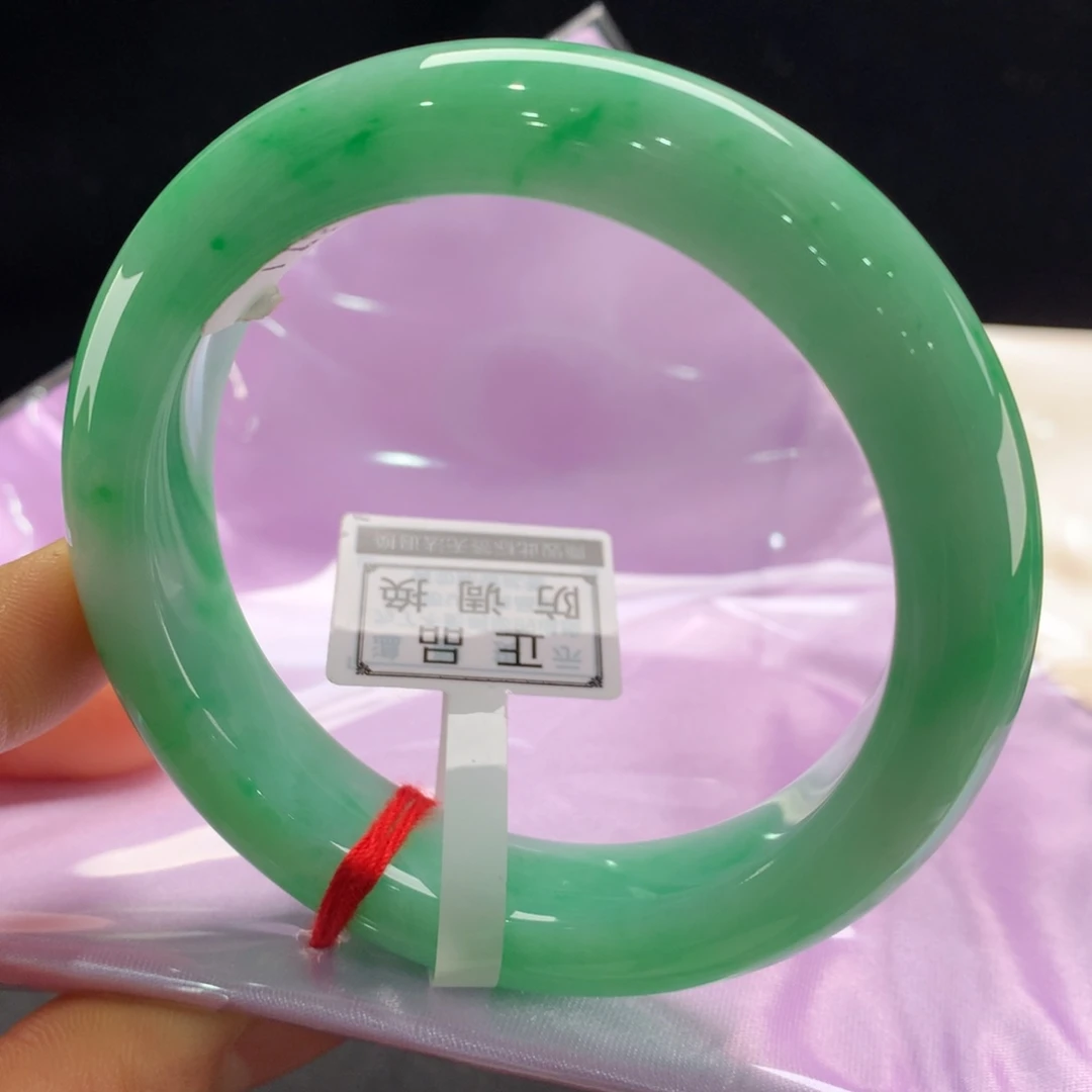 翡翠未镶嵌手镯0391