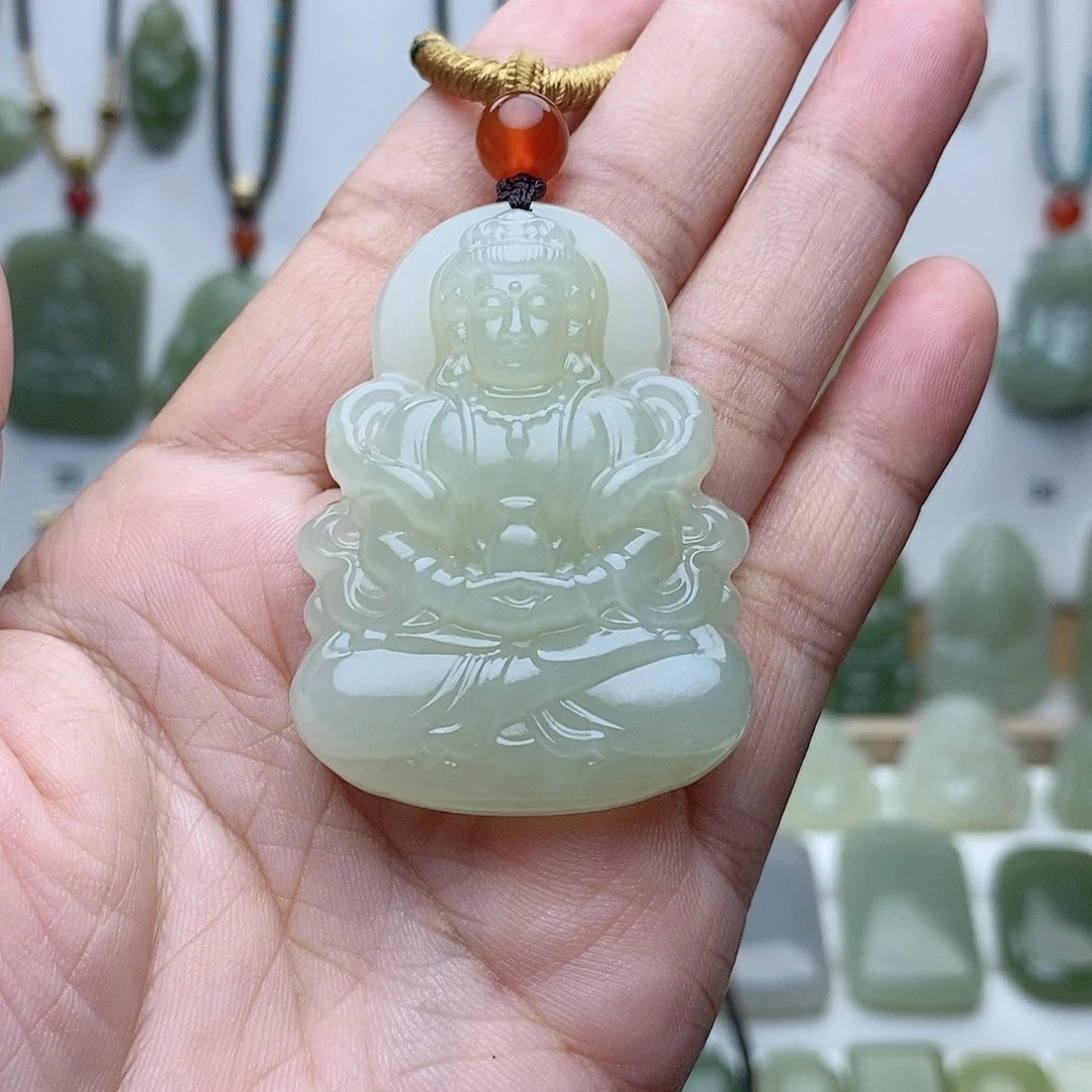 厦***哥和田玉未镶嵌颈饰