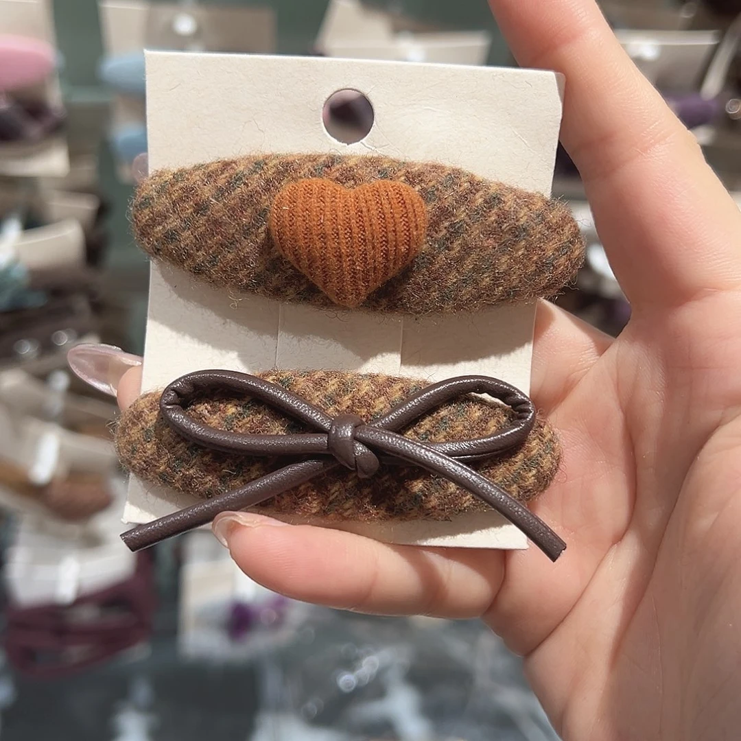 羽毛铁合金南瓜色爱心