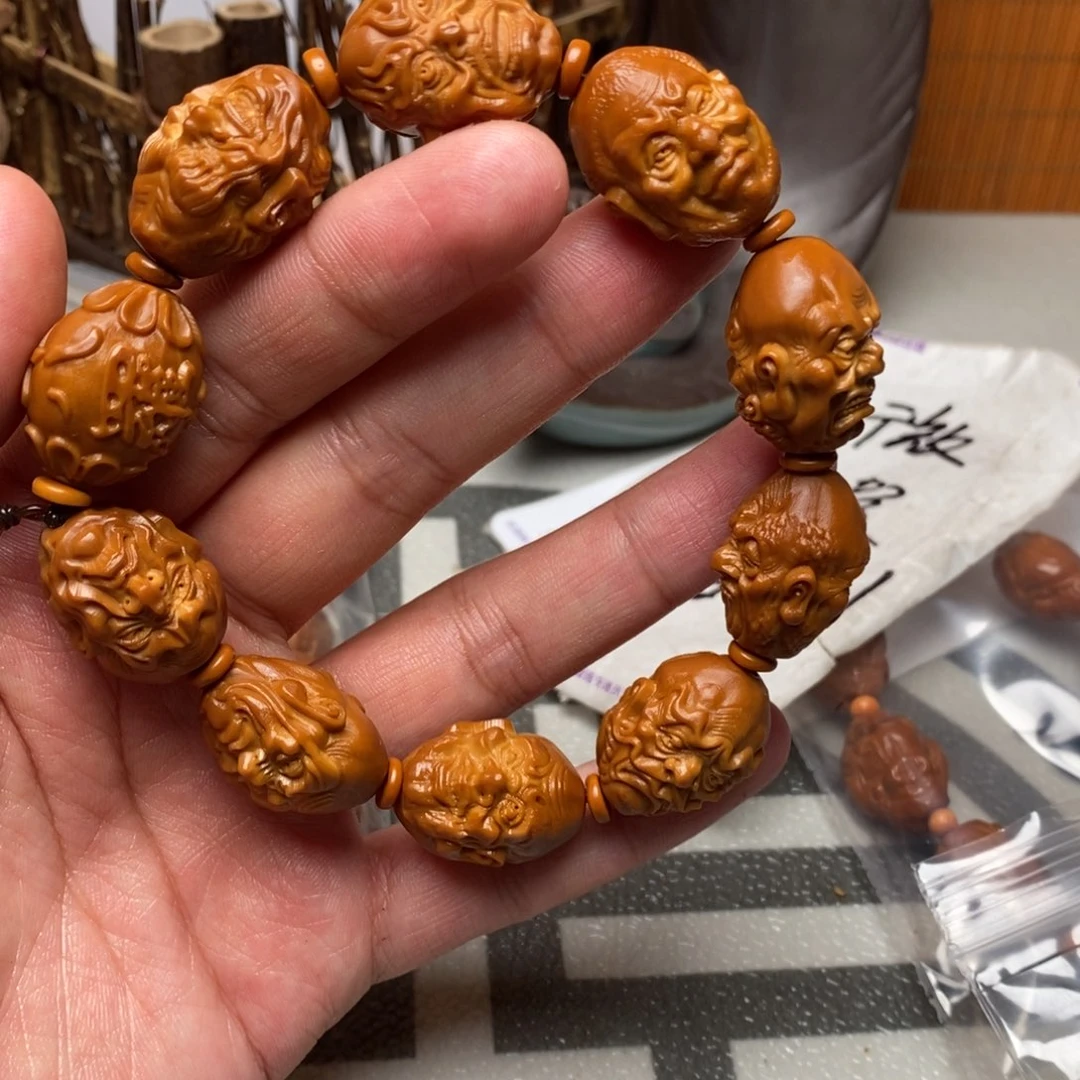 橄榄核手串/手链橄榄核雕刻工艺品宇