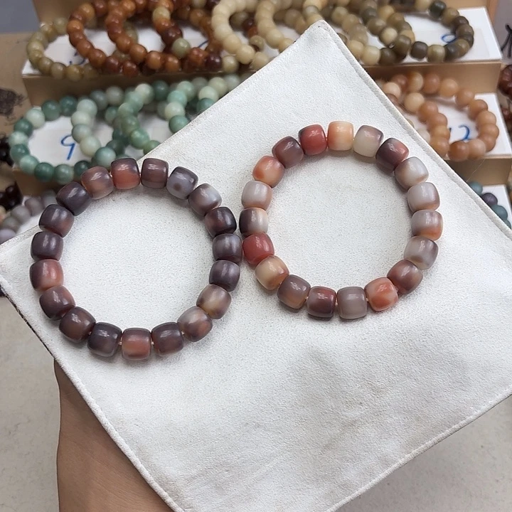 菩提根/象牙果手串卡13正桶花皮