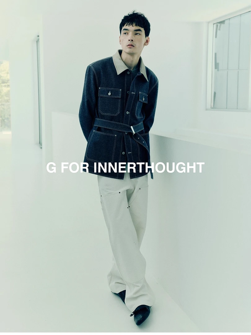 G FOR INNERTHOUGHT|日本进口極高克重刺子帆布重磅伐木裤直筒裤