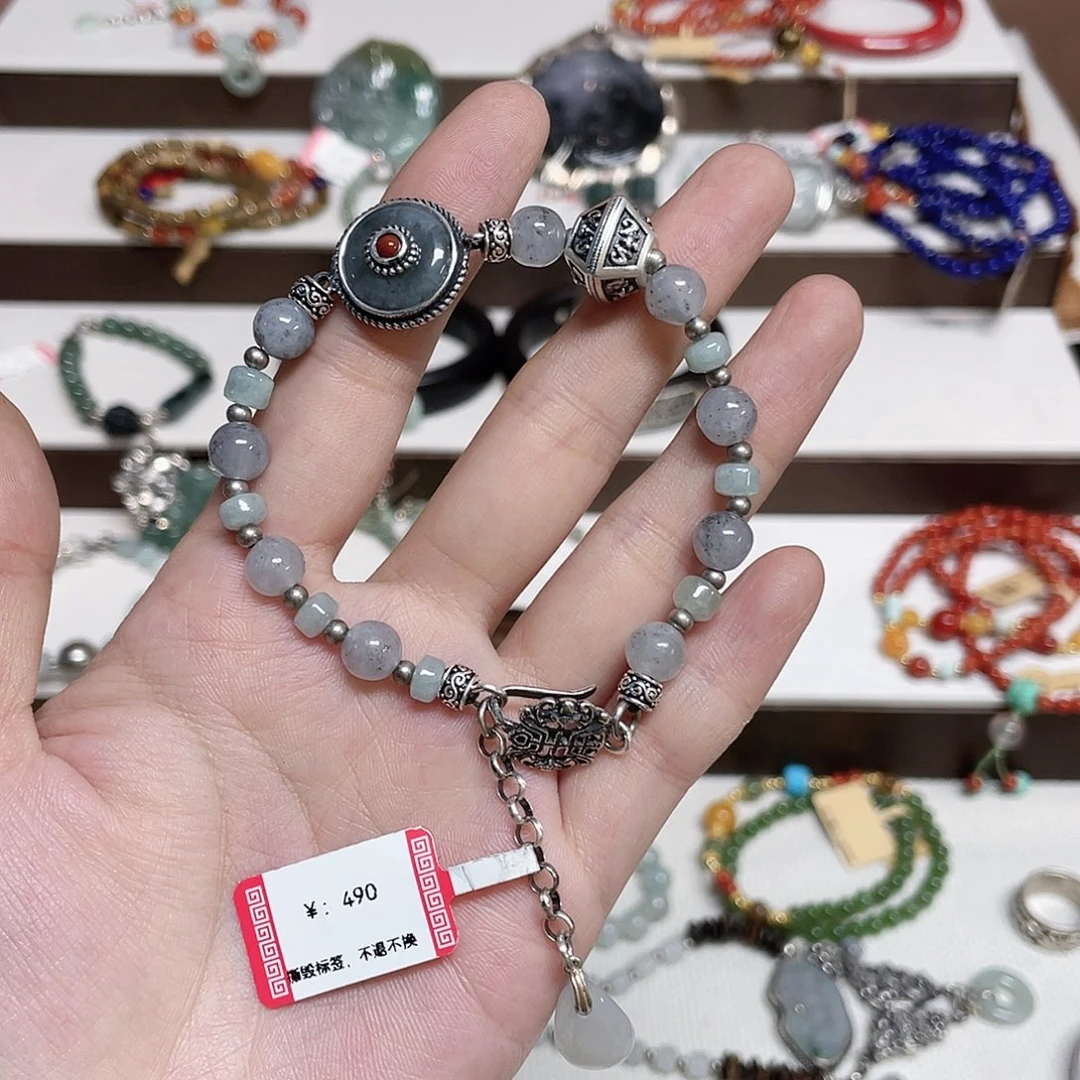 足银纯银配饰手链