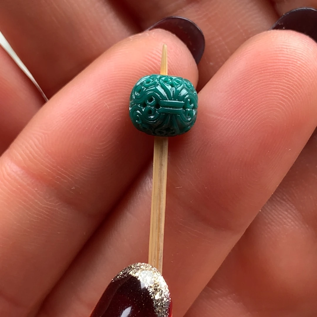 绿松石18K金镶嵌珠宝奇石