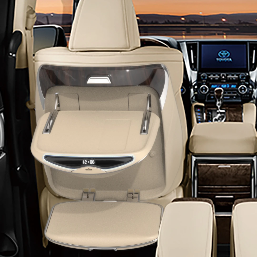 丰田埃尔法/威尔法小桌板雷克萨斯LM座椅靠背折叠桌可调节【荣辉】