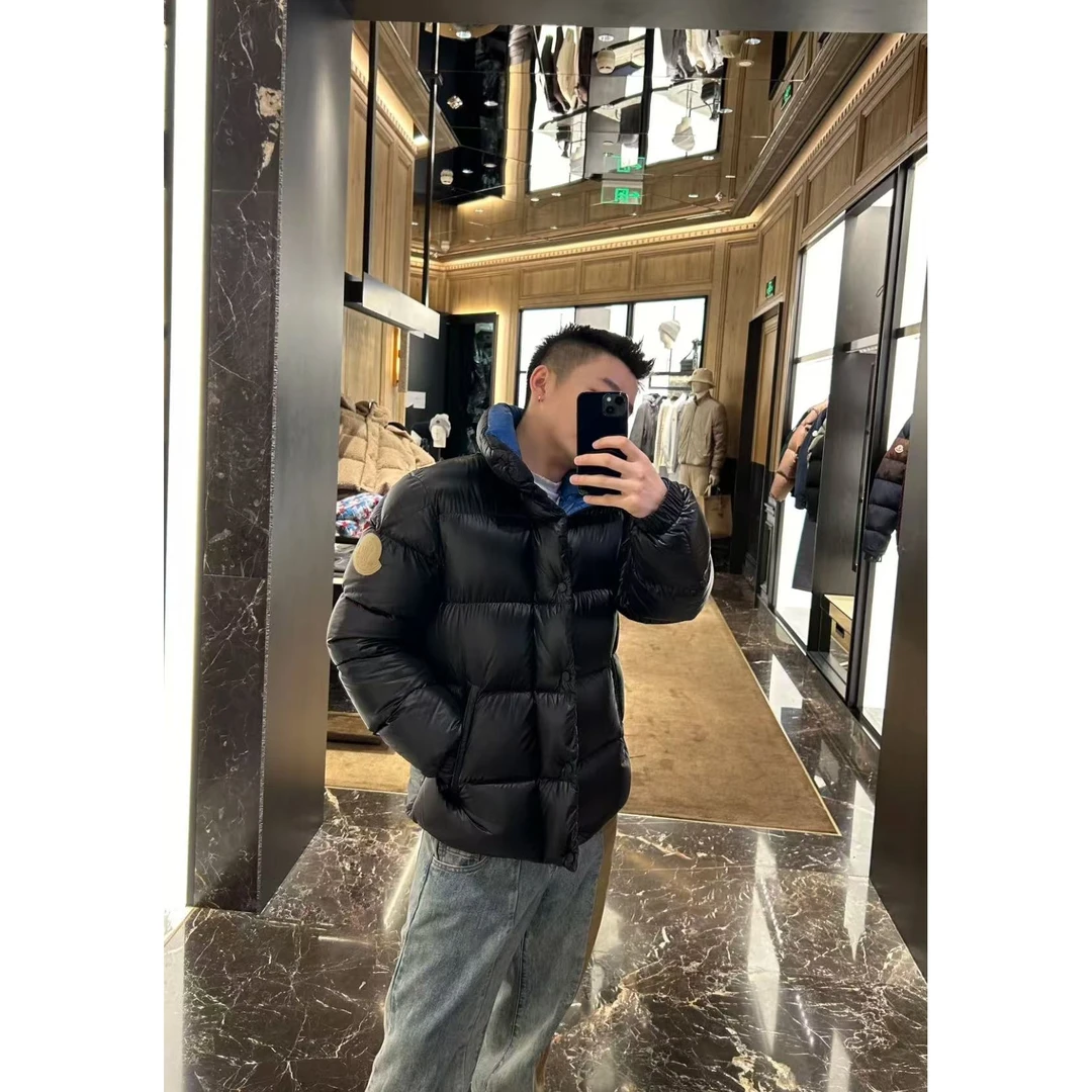 未使用 MONCLER MJ 秋冬 短款立领纯色长袖羽绒服男款 1A00188