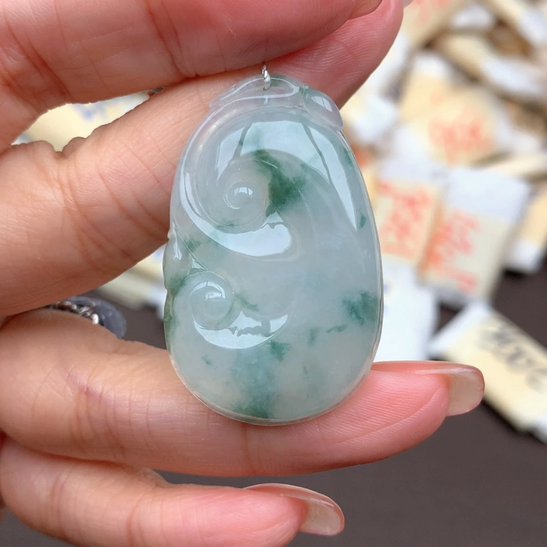 未镶嵌挂件翡翠如意