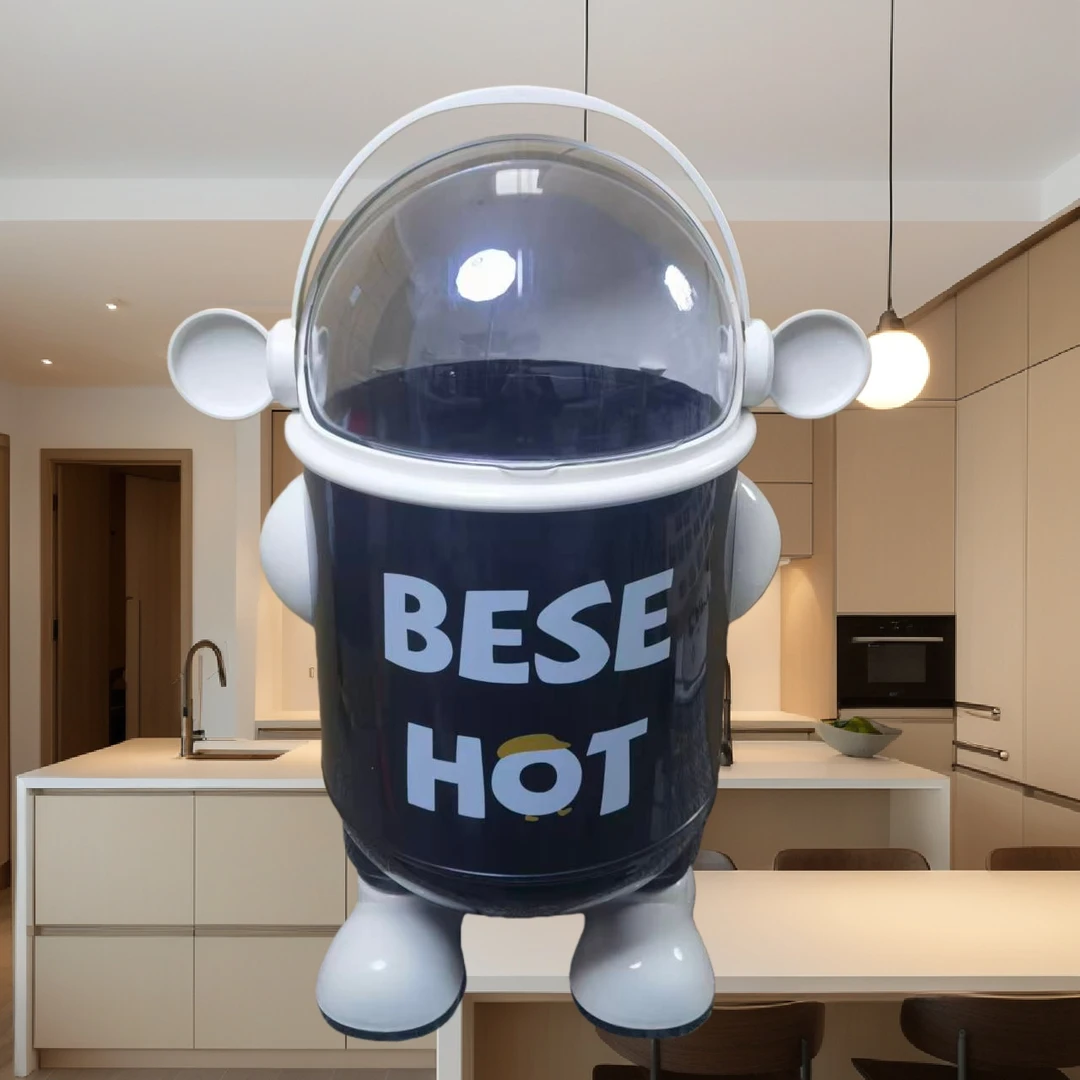 盖子款开合可旋转触摸垃圾桶洗车大号车载加厚