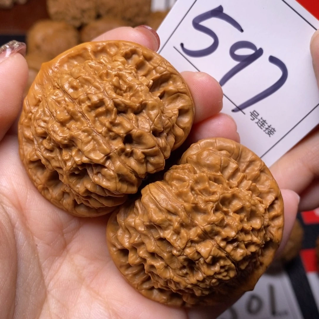 文玩核桃把件597官帽4.9