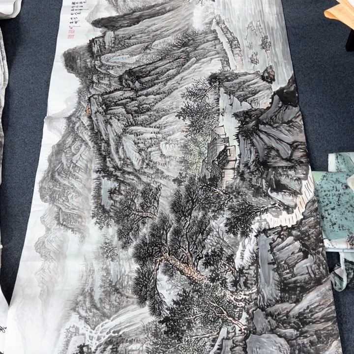 国画纯手绘作品欣赏图