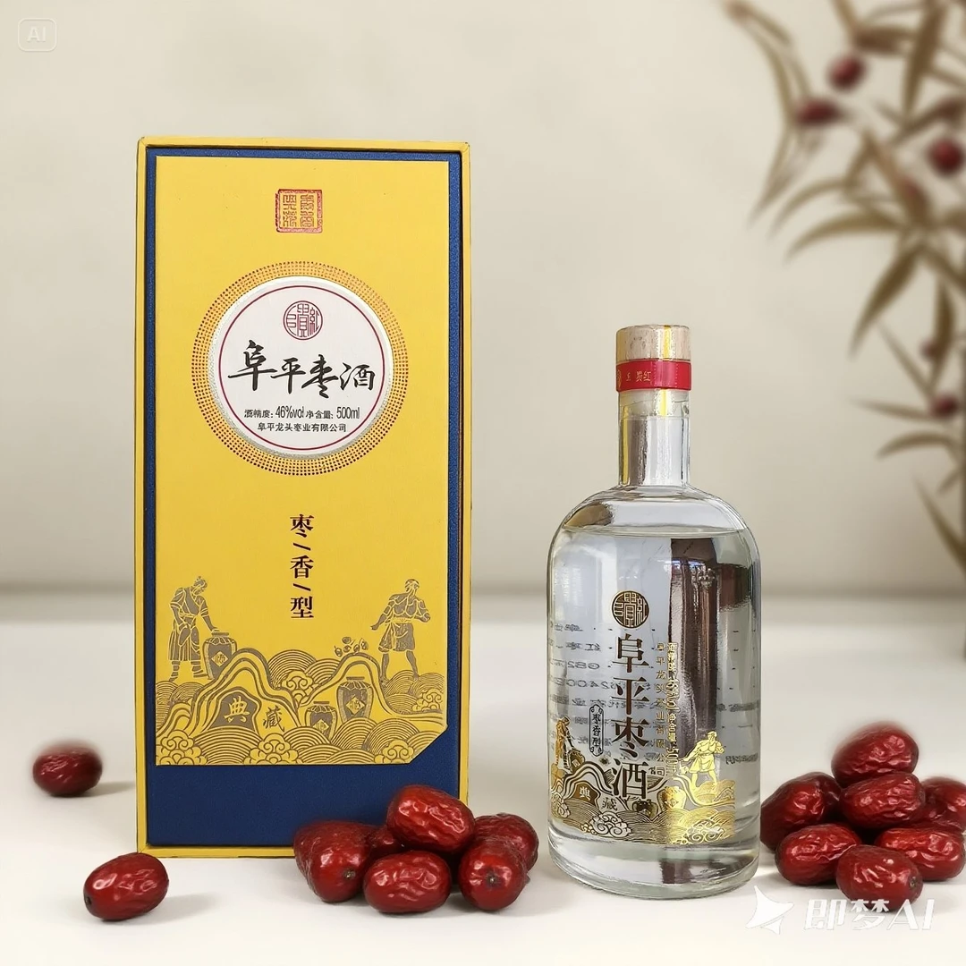 阜贵红原浆阜平枣酒【阜平】特产枣酒46度优质红枣蒸馏1块小酒