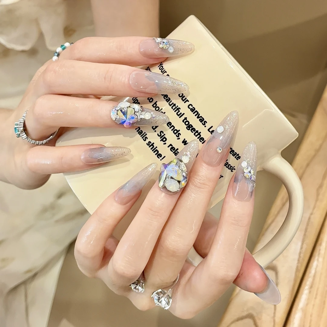 郭小双穿戴甲【玉岫】全华版手工穿戴甲10片盒装-H31147