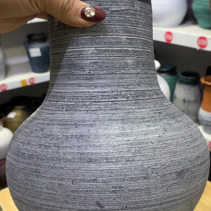 【闪购商品】红陶粗糙盆默认打孔高25口9