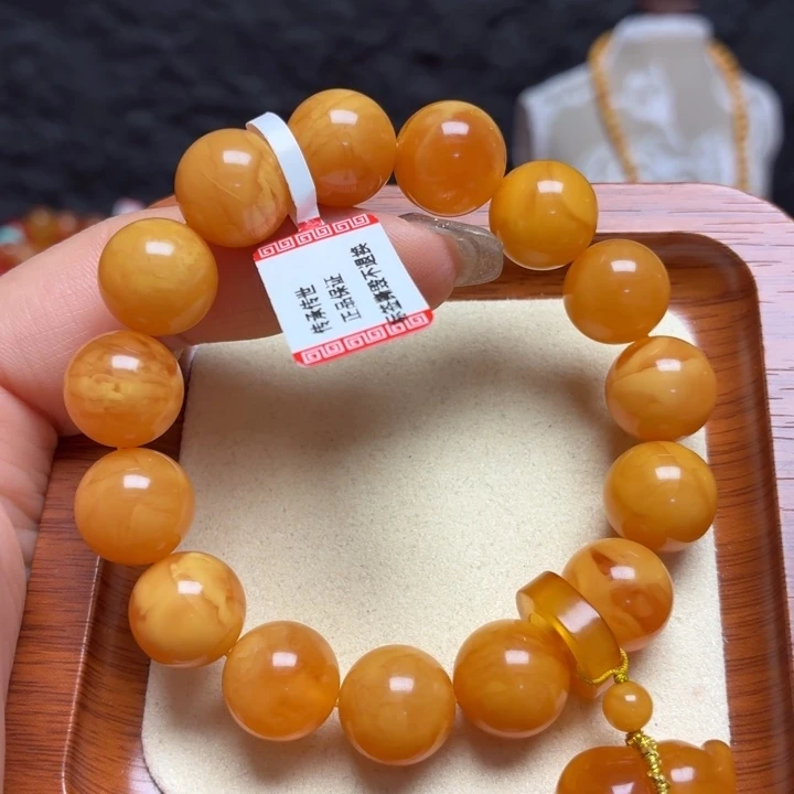 蜜蜡未镶嵌手链手串