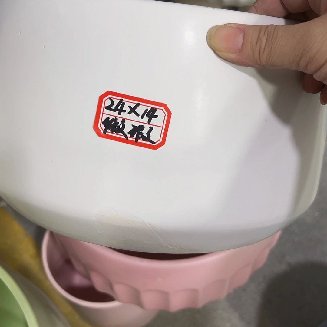 外贸尾单陶瓷花盆凑10米包邮