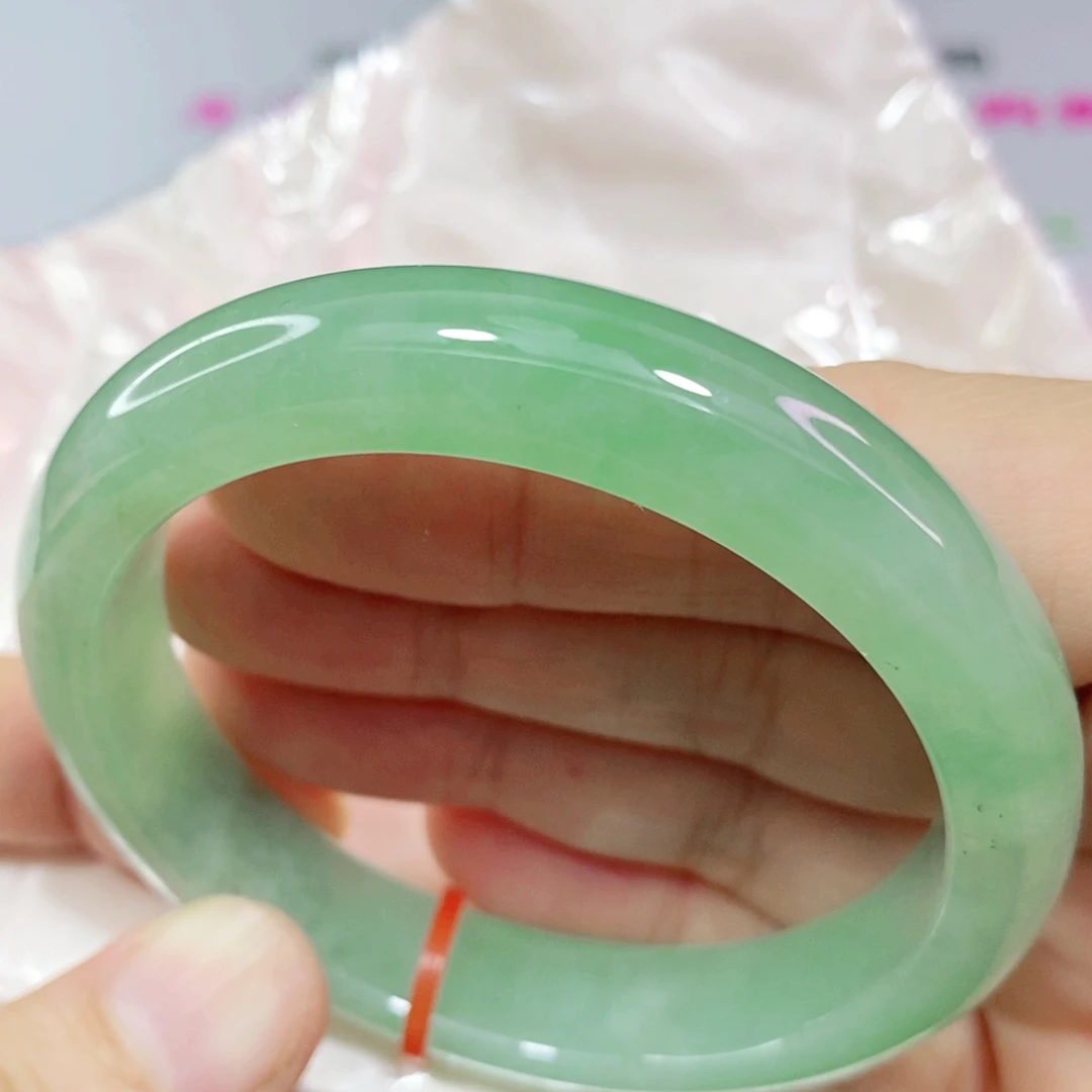 未镶嵌手镯翡翠55.8圈口正圈