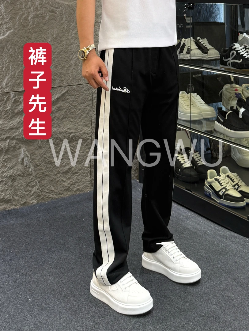 JINSHANG 25 夏款 裤子先生男士舒适百搭简约白织带直筒休闲裤254