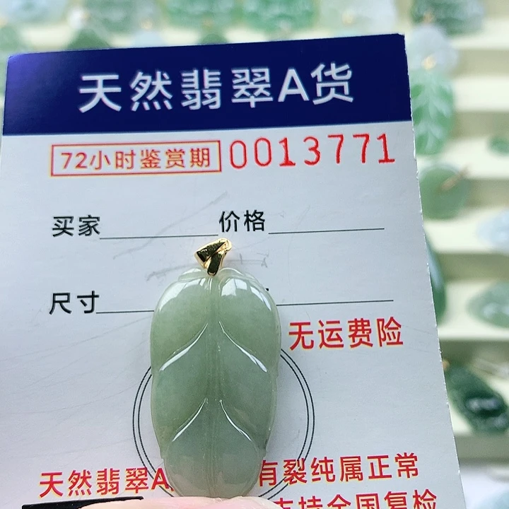 颈饰未镶嵌翡翠吊