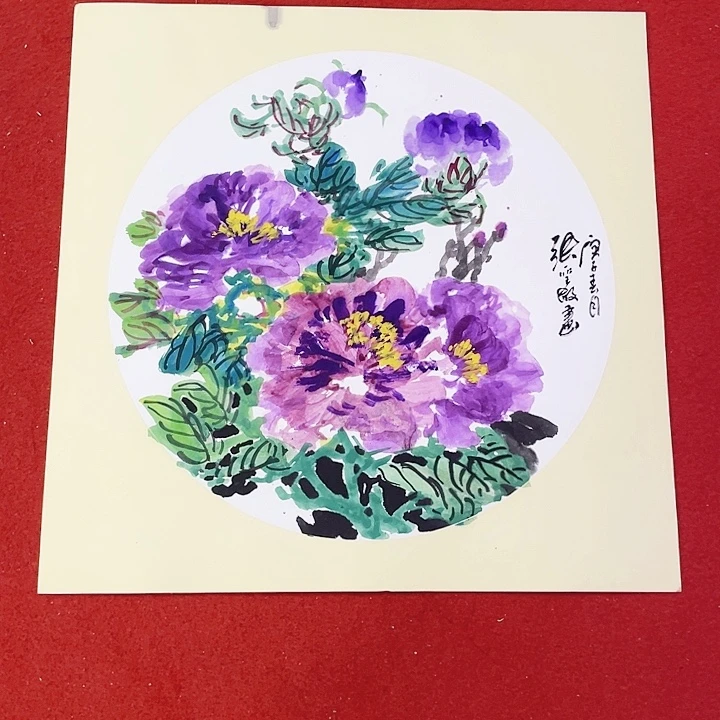 国画张圣敏先生纯手绘作品