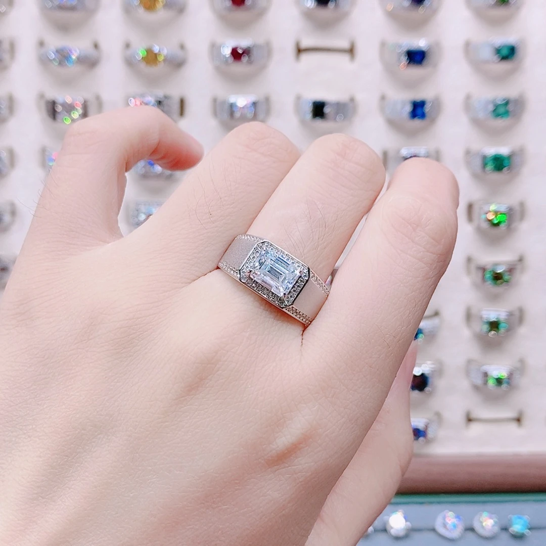 925银异形新款白钻25号