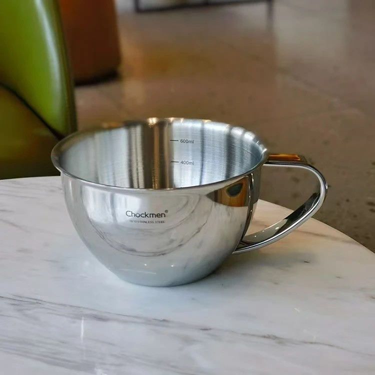 【出德原单】Chockmen 卓德铭18-10不锈钢早餐杯牛奶杯喝豆浆杯子