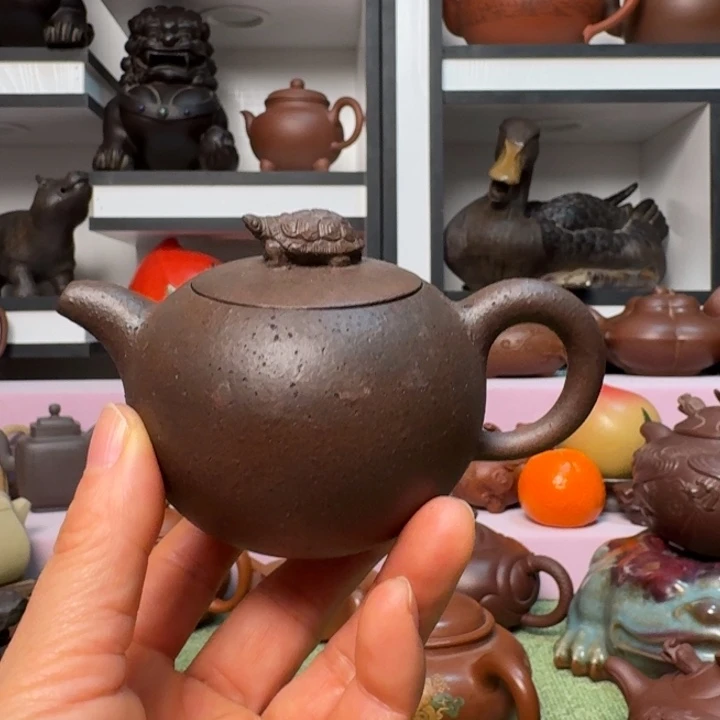 蓝***猫茶壶紫砂宜兴紫砂工艺美术