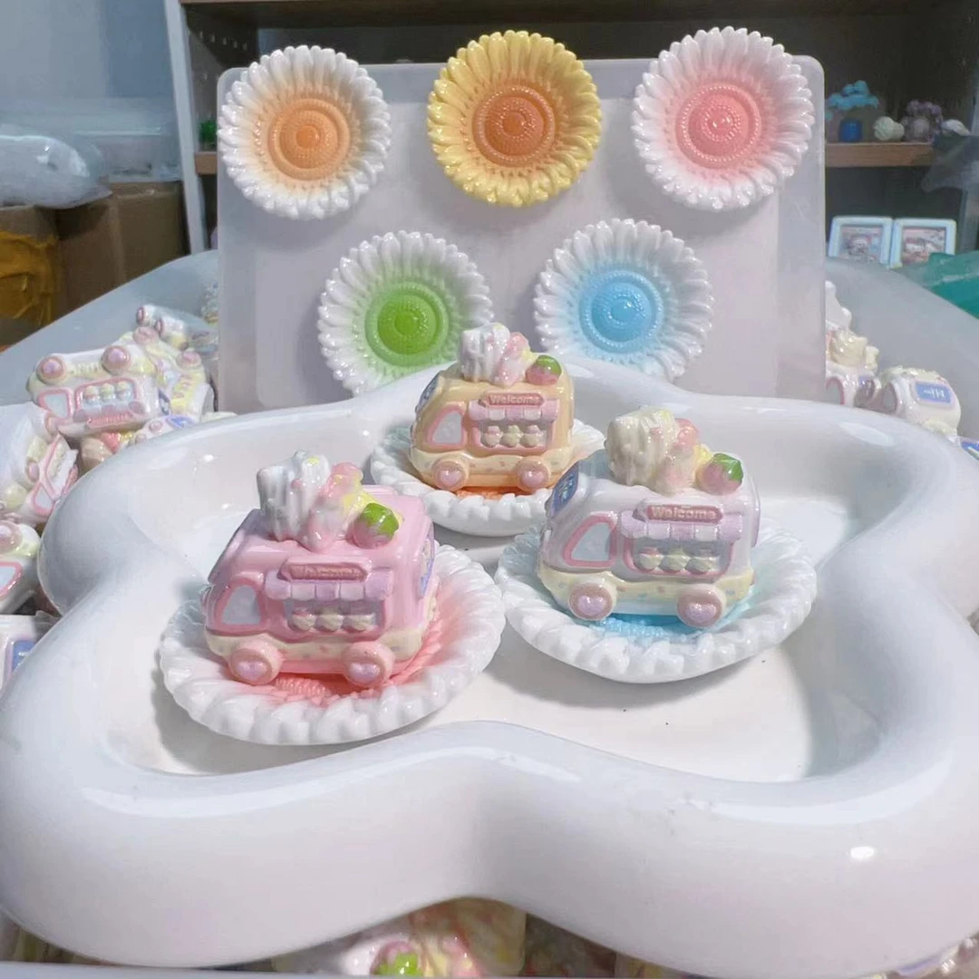 DLM定制冰淇淋餐厨树脂diy手工发夹手机壳饰品配饰件材料