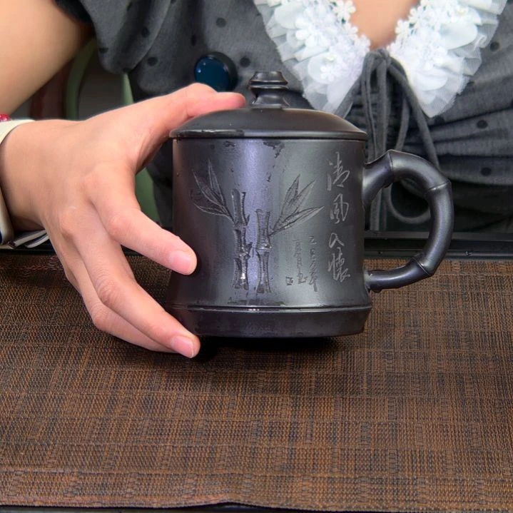 茶杯紫砂高货放漏