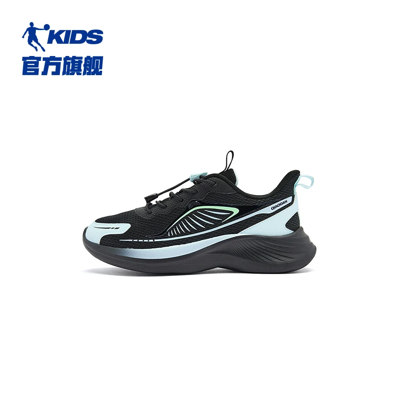 中国乔丹儿童跑步鞋子春秋双网透气减震