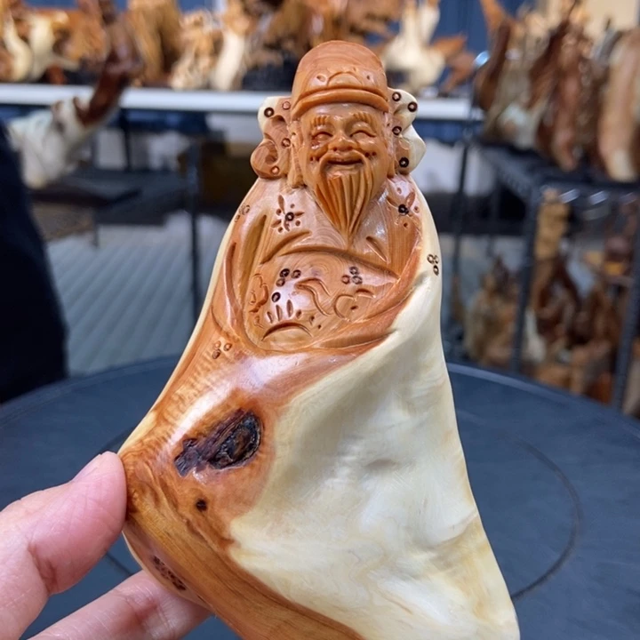 柏木（崖柏）手把件