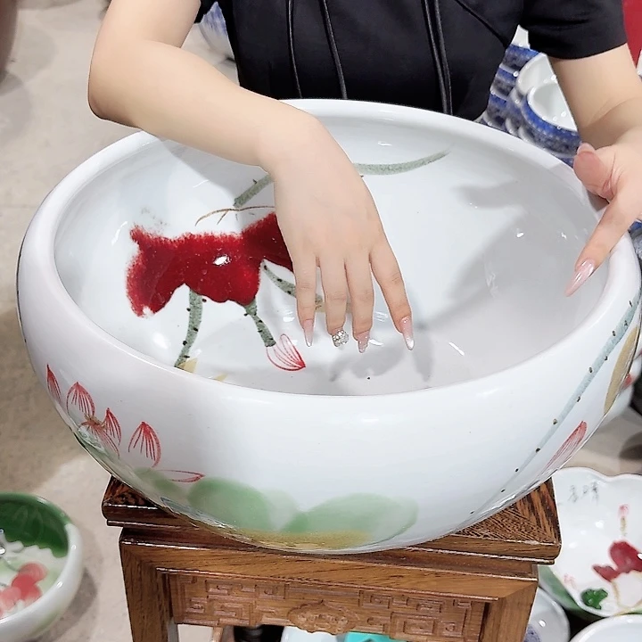 瓷片口径40厘米 高度19厘米