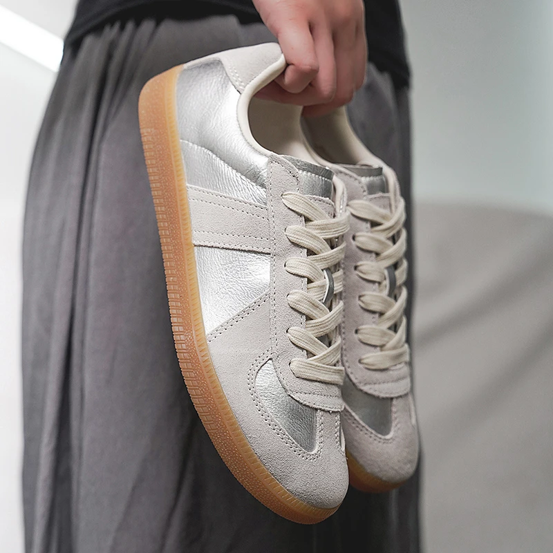 新款马吉拉夏季真皮运动休闲慢跑经典复古百搭男女小白鞋德训板鞋