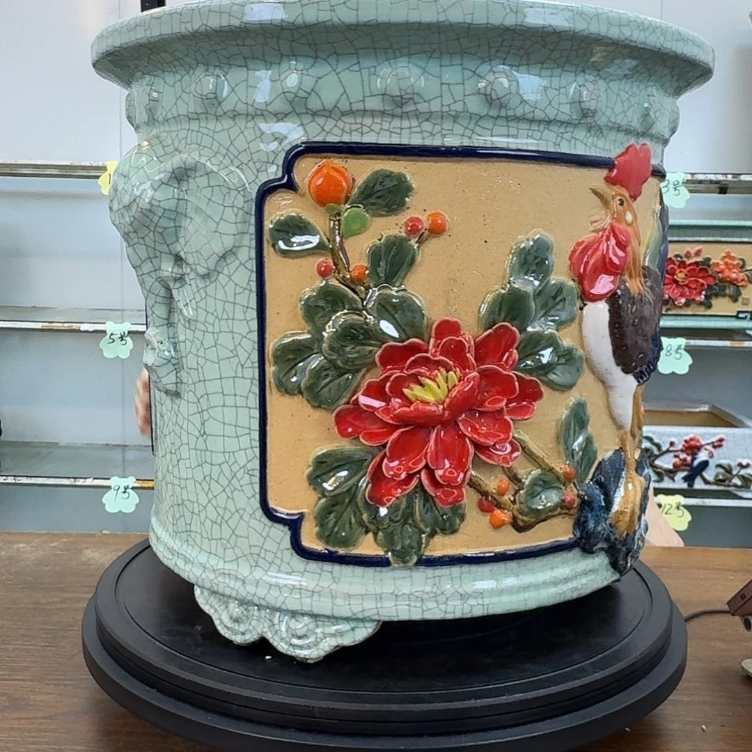 爱***儿石湾盆1050陶泥花盆