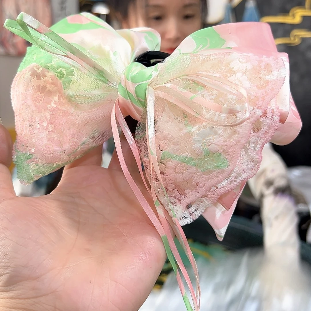 702蕾丝抓夹手作