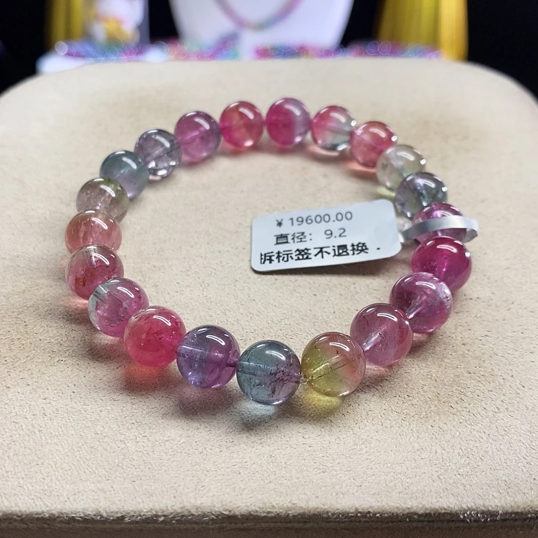 未镶嵌手链碧玺西瓜