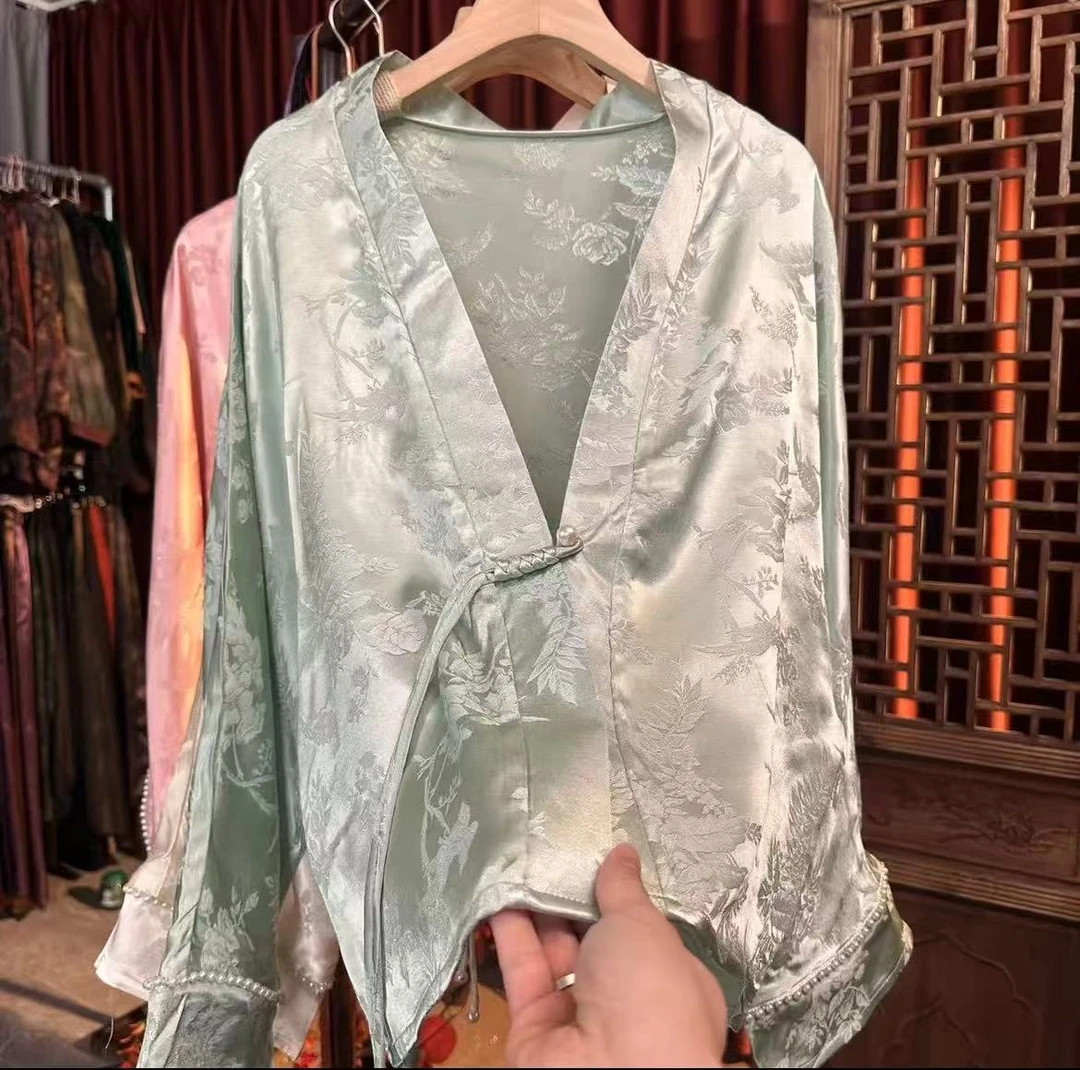 【爆款】2025气质新款新中式国风百搭高级感女短外套375