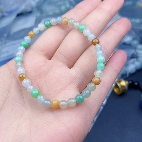 未镶嵌手链翡翠翡翠